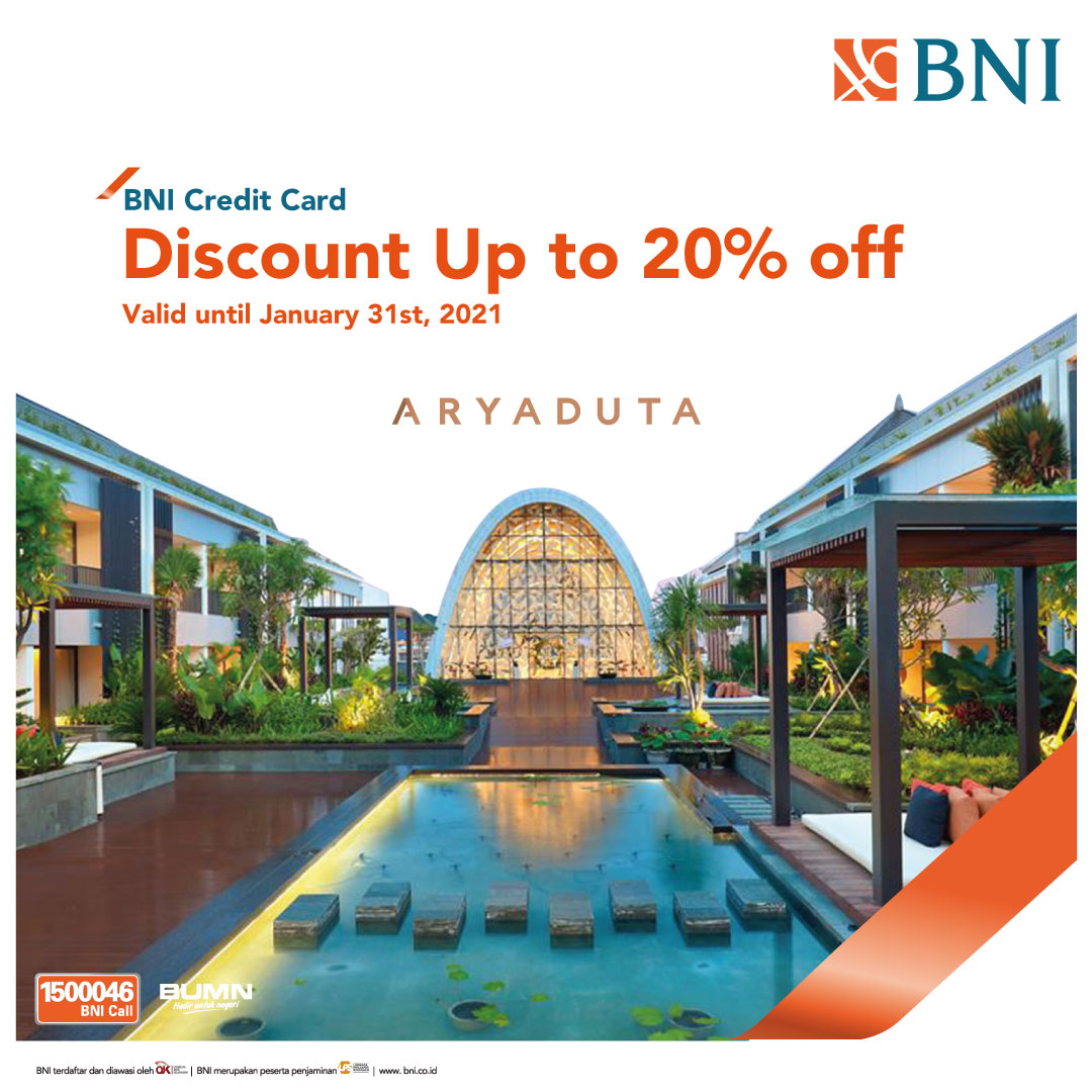 Diskon hingga 20% di Aryaduta Hotel Group