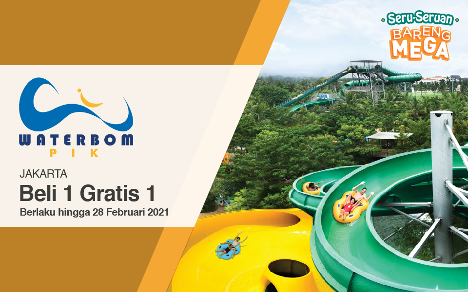 Waterbom PIK - Jakarta Beli 1 Gratis 1