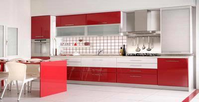 Coba Ini Sensasi Dapur Kontemporer Merah Putih Cekinfo Tips Coba Ini Sensasi Dapur Kontemporer Merah Putih